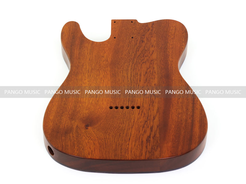 One-of-a-Kind Burl Wood Veneer Epoxy Resin Tele Thinline Style Electric Guitar Body with F-Hole (TRB-004)
