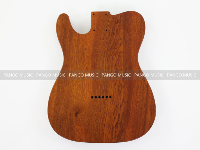 One-of-a-Kind Burl Wood Veneer Epoxy Resin Tele Thinline Style Electric Guitar Body with F-Hole (TRB-004)