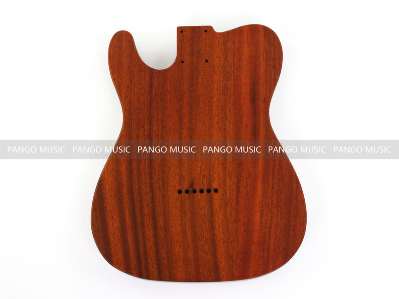 One-of-a-Kind Burl Wood Veneer Epoxy Resin Tele Thinline Style Electric Guitar Body with F-Hole (TRB-005)