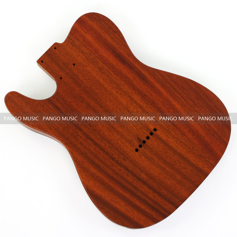 One-of-a-Kind Burl Wood Veneer Epoxy Resin Tele Thinline Style Electric Guitar Body with F-Hole (TRB-005)