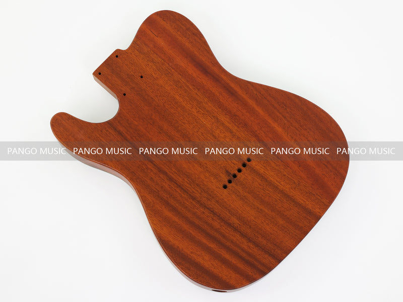 One-of-a-Kind Burl Wood Veneer Epoxy Resin Tele Thinline Style Electric Guitar Body with F-Hole (TRB-005)