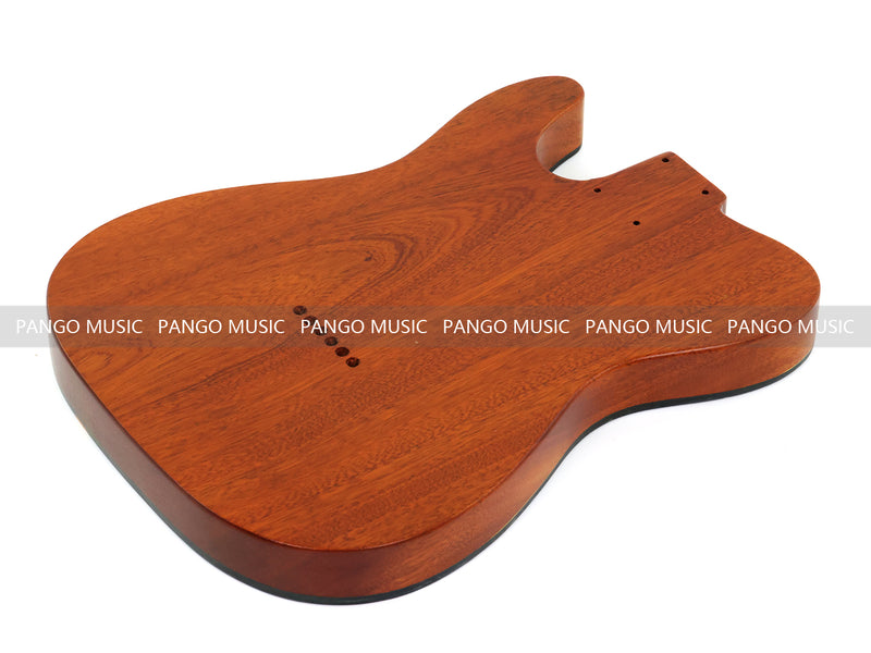 One-of-a-Kind Burl Wood Veneer Epoxy Resin Tele Thinline Style Electric Guitar Body with F-Hole (TRB-006)