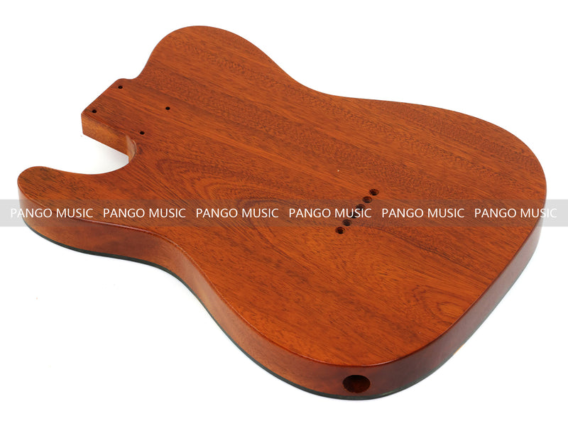 One-of-a-Kind Burl Wood Veneer Epoxy Resin Tele Thinline Style Electric Guitar Body with F-Hole (TRB-006)