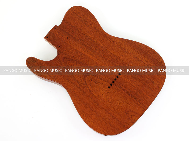One-of-a-Kind Burl Wood Veneer Epoxy Resin Tele Thinline Style Electric Guitar Body with F-Hole (TRB-006)
