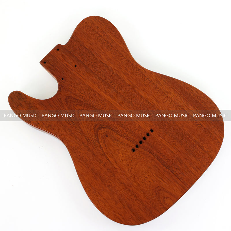 One-of-a-Kind Burl Wood Veneer Epoxy Resin Tele Thinline Style Electric Guitar Body with F-Hole (TRB-006)