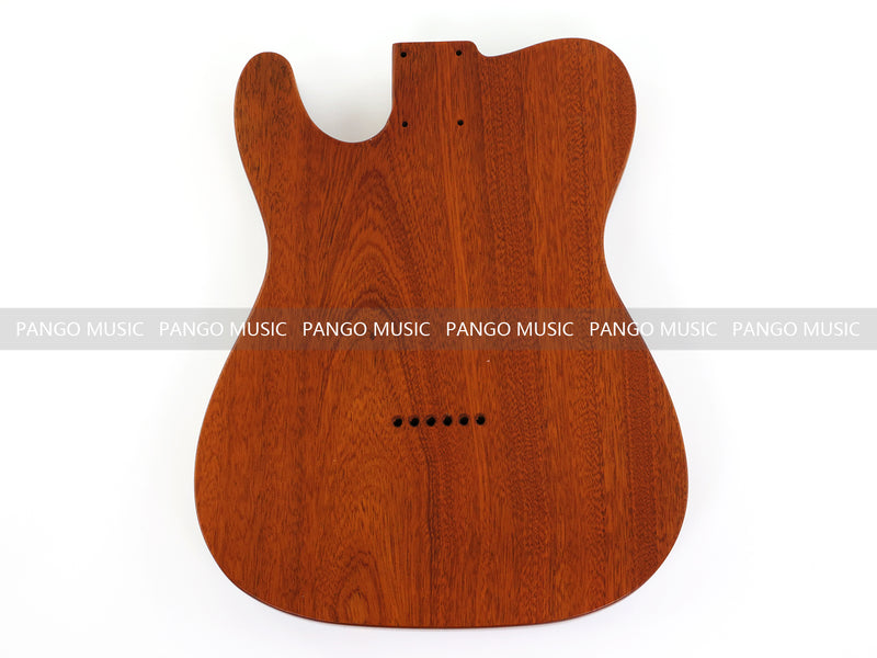 One-of-a-Kind Burl Wood Veneer Epoxy Resin Tele Thinline Style Electric Guitar Body with F-Hole (TRB-006)