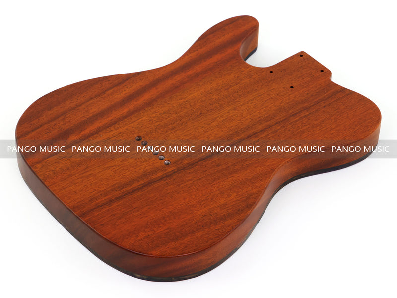 One-of-a-Kind Burl Wood Veneer Epoxy Resin Tele Thinline Style Electric Guitar Body with F-Hole (TRB-007)