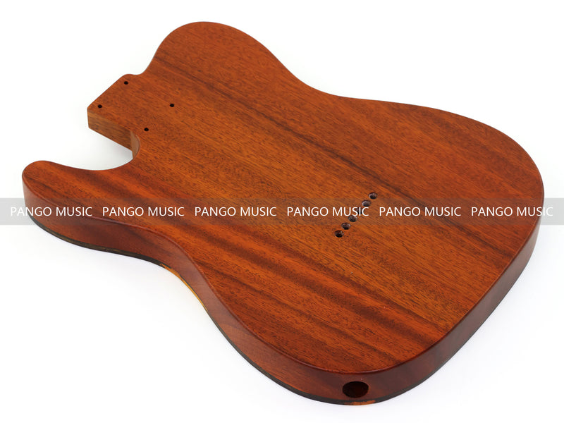One-of-a-Kind Burl Wood Veneer Epoxy Resin Tele Thinline Style Electric Guitar Body with F-Hole (TRB-007)