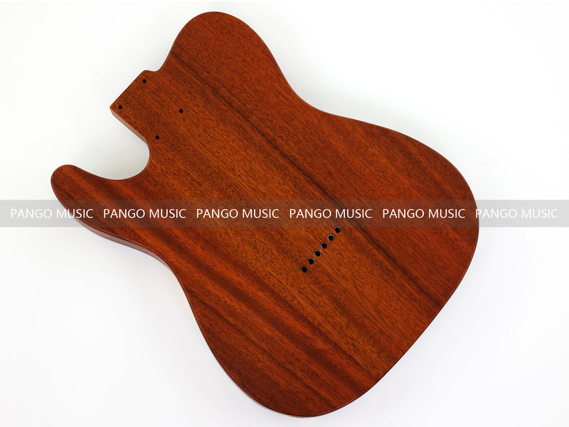 One-of-a-Kind Burl Wood Veneer Epoxy Resin Tele Thinline Style Electric Guitar Body with F-Hole (TRB-007)