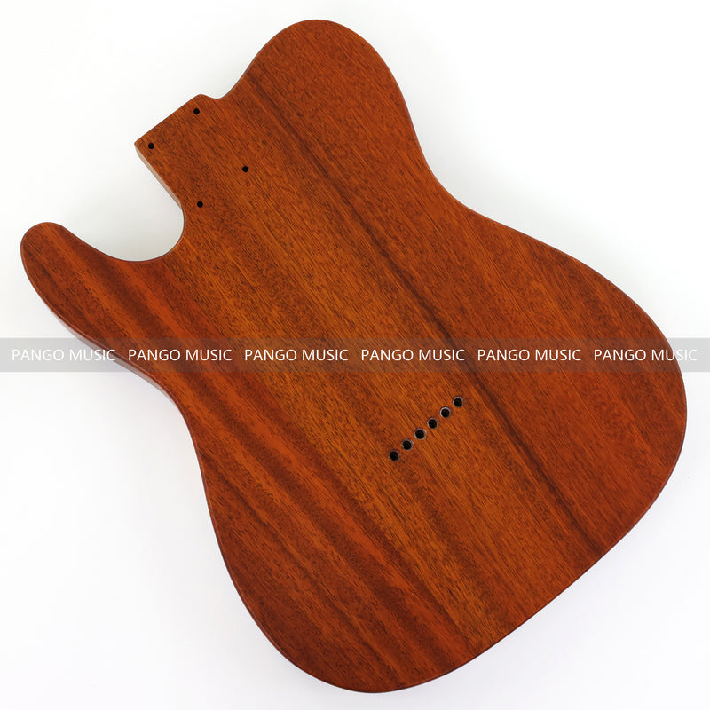 One-of-a-Kind Burl Wood Veneer Epoxy Resin Tele Thinline Style Electric Guitar Body with F-Hole (TRB-007)