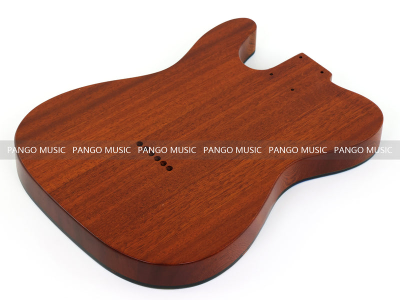 One-of-a-Kind Burl Wood Veneer Epoxy Resin Tele Thinline Style Electric Guitar Body with F-Hole (TRB-008)