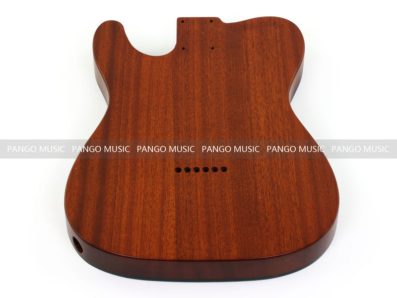 One-of-a-Kind Burl Wood Veneer Epoxy Resin Tele Thinline Style Electric Guitar Body with F-Hole (TRB-008)