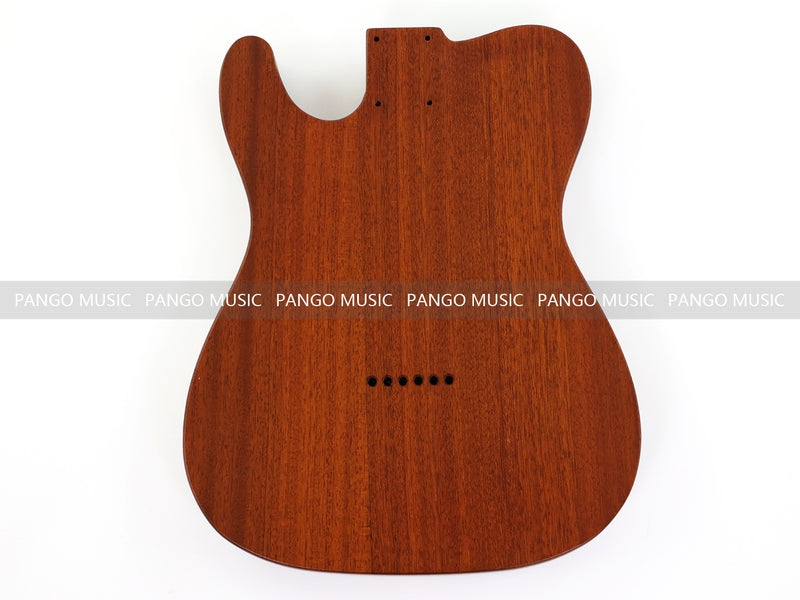 One-of-a-Kind Burl Wood Veneer Epoxy Resin Tele Thinline Style Electric Guitar Body with F-Hole (TRB-008)