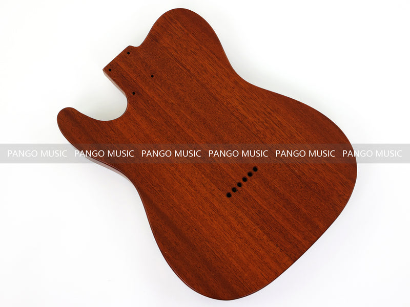 One-of-a-Kind Burl Wood Veneer Epoxy Resin Tele Thinline Style Electric Guitar Body with F-Hole (TRB-008)
