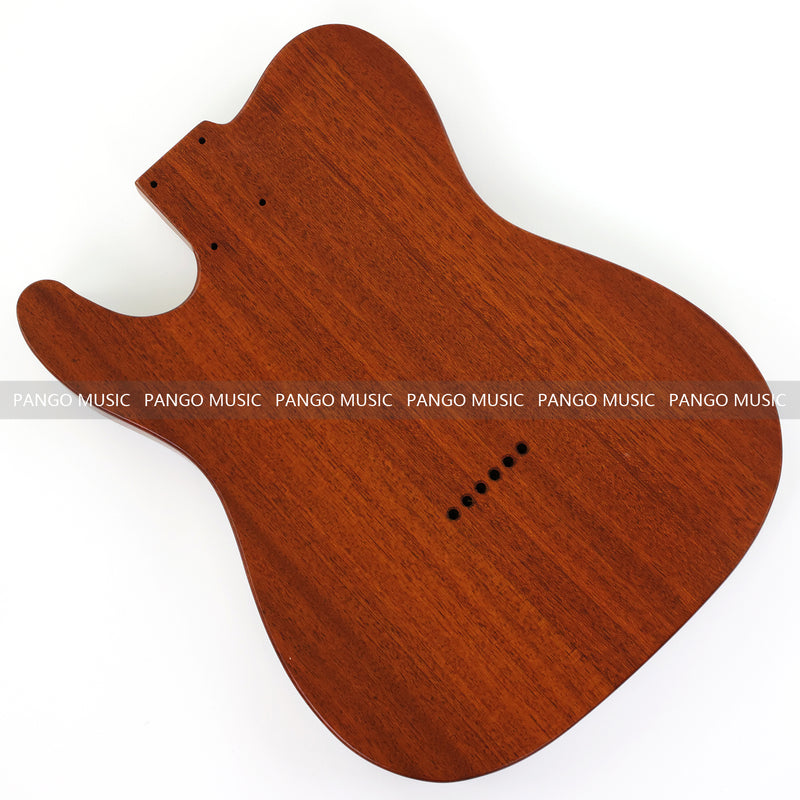 One-of-a-Kind Burl Wood Veneer Epoxy Resin Tele Thinline Style Electric Guitar Body with F-Hole (TRB-008)