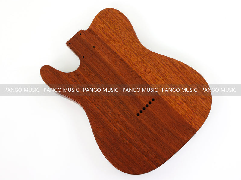 One-of-a-Kind Burl Wood Veneer Epoxy Resin Tele Thinline Style Electric Guitar Body with F-Hole (TRB-009)