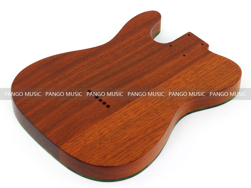 One-of-a-Kind Burl Wood Veneer Epoxy Resin Tele Thinline Style Electric Guitar Body with F-Hole (TRB-009)