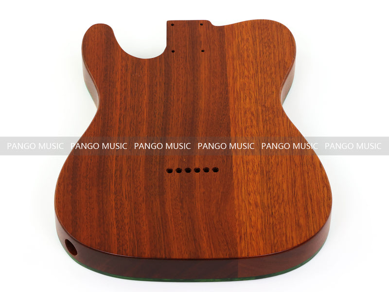One-of-a-Kind Burl Wood Veneer Epoxy Resin Tele Thinline Style Electric Guitar Body with F-Hole (TRB-009)