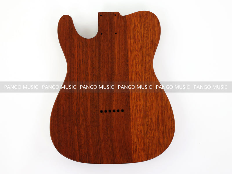 One-of-a-Kind Burl Wood Veneer Epoxy Resin Tele Thinline Style Electric Guitar Body with F-Hole (TRB-009)