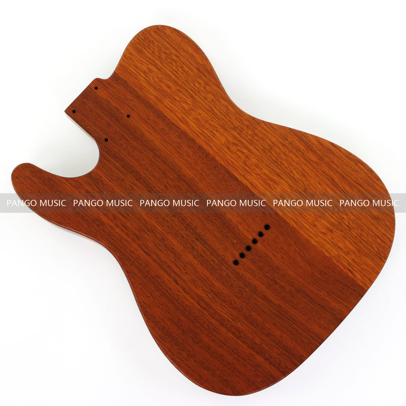One-of-a-Kind Burl Wood Veneer Epoxy Resin Tele Thinline Style Electric Guitar Body with F-Hole (TRB-009)