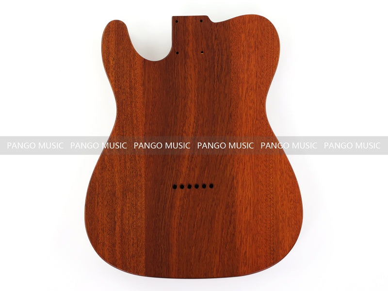 One-of-a-Kind Burl Wood Veneer Epoxy Resin Tele Thinline Style Electric Guitar Body with F-Hole (TRB-010)