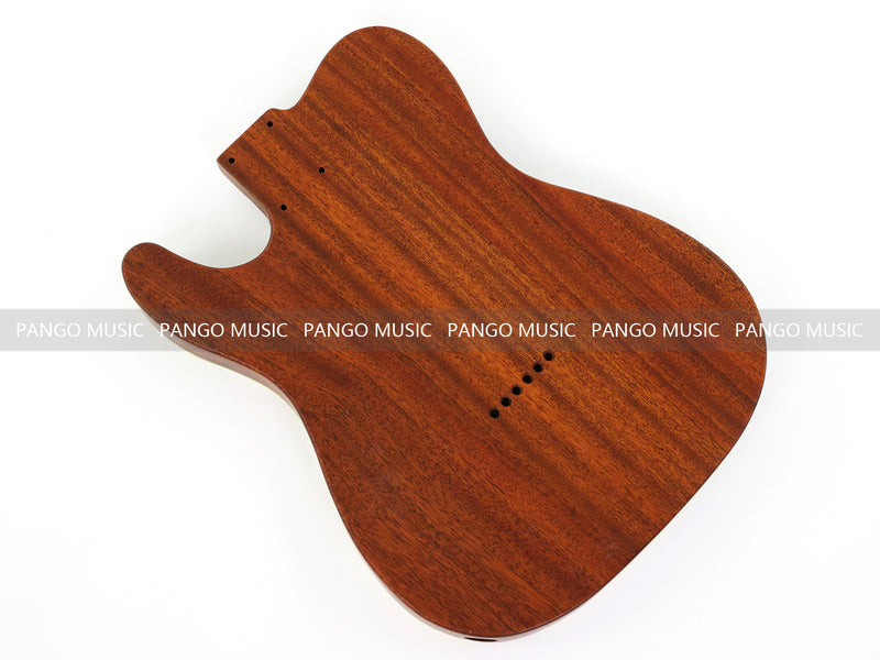 One-of-a-Kind Burl Wood Veneer Epoxy Resin Tele Thinline Style Electric Guitar Body with F-Hole (TRB-011)