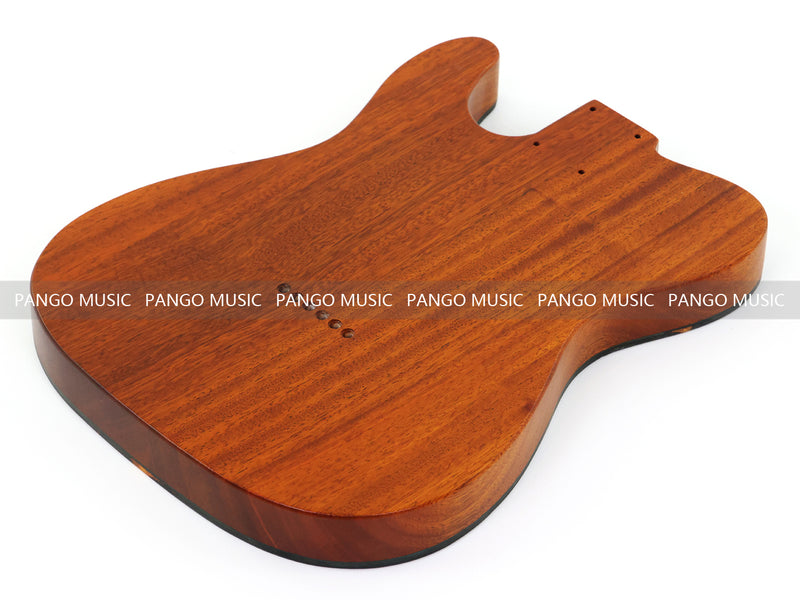 One-of-a-Kind Burl Wood Veneer Epoxy Resin Tele Thinline Style Electric Guitar Body with F-Hole (TRB-012)