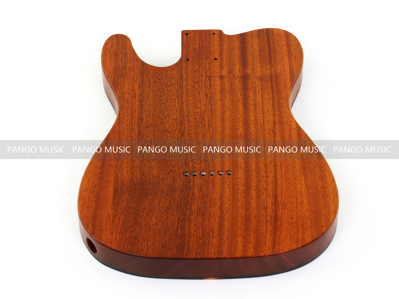 One-of-a-Kind Burl Wood Veneer Epoxy Resin Tele Thinline Style Electric Guitar Body with F-Hole (TRB-012)