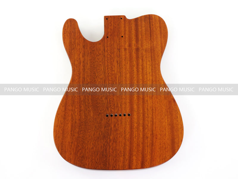 One-of-a-Kind Burl Wood Veneer Epoxy Resin Tele Thinline Style Electric Guitar Body with F-Hole (TRB-012)
