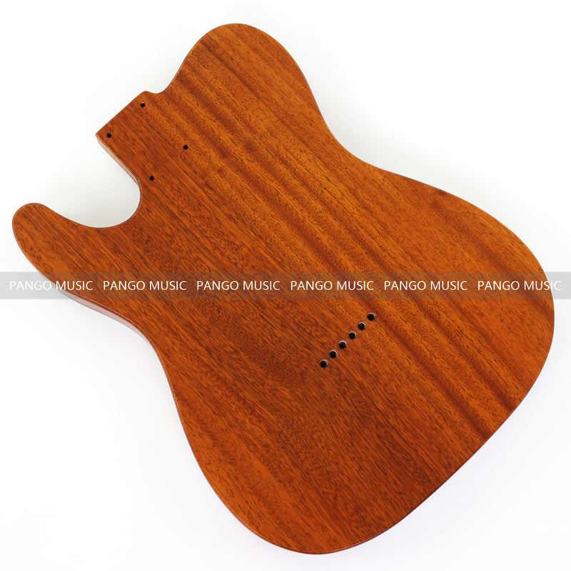 One-of-a-Kind Burl Wood Veneer Epoxy Resin Tele Thinline Style Electric Guitar Body with F-Hole (TRB-012)