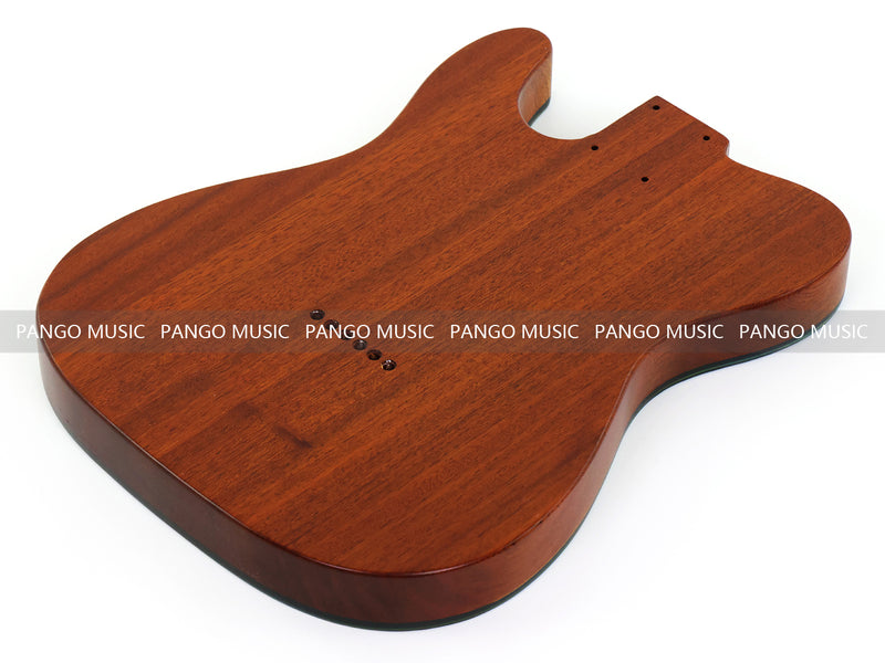 One-of-a-Kind Burl Wood Veneer Epoxy Resin Tele Thinline Style Electric Guitar Body with F-Hole (TRB-013)