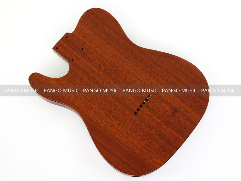 One-of-a-Kind Burl Wood Veneer Epoxy Resin Tele Thinline Style Electric Guitar Body with F-Hole (TRB-013)