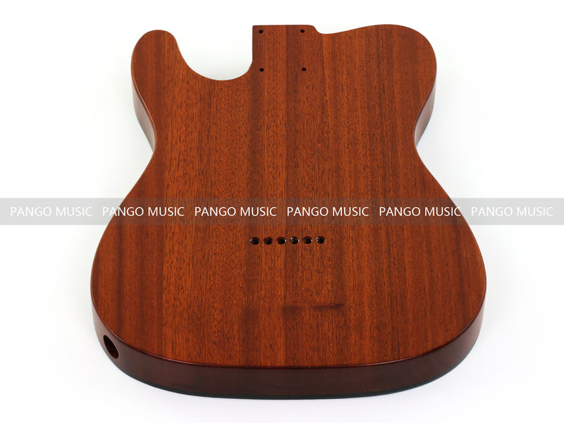One-of-a-Kind Burl Wood Veneer Epoxy Resin Tele Thinline Style Electric Guitar Body with F-Hole (TRB-013)