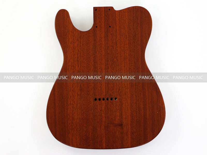 One-of-a-Kind Burl Wood Veneer Epoxy Resin Tele Thinline Style Electric Guitar Body with F-Hole (TRB-013)