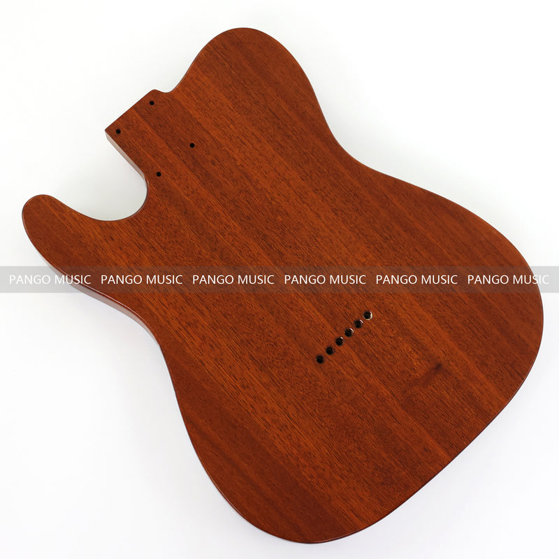 One-of-a-Kind Burl Wood Veneer Epoxy Resin Tele Thinline Style Electric Guitar Body with F-Hole (TRB-013)