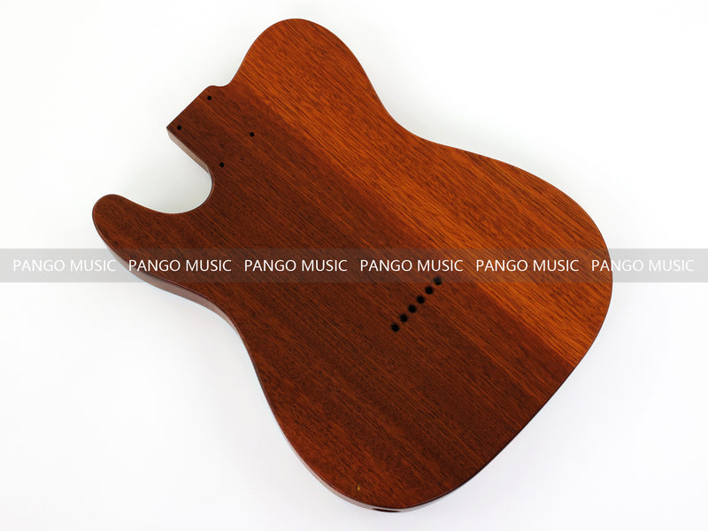 One-of-a-Kind Burl Wood Veneer Epoxy Resin Tele Thinline Style Electric Guitar Body with F-Hole (TRB-014)