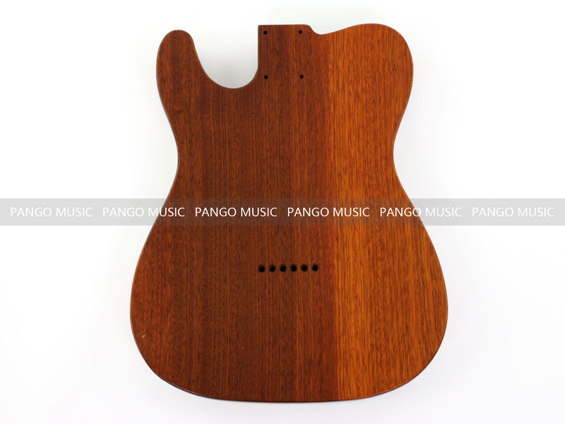 One-of-a-Kind Burl Wood Veneer Epoxy Resin Tele Thinline Style Electric Guitar Body with F-Hole (TRB-014)