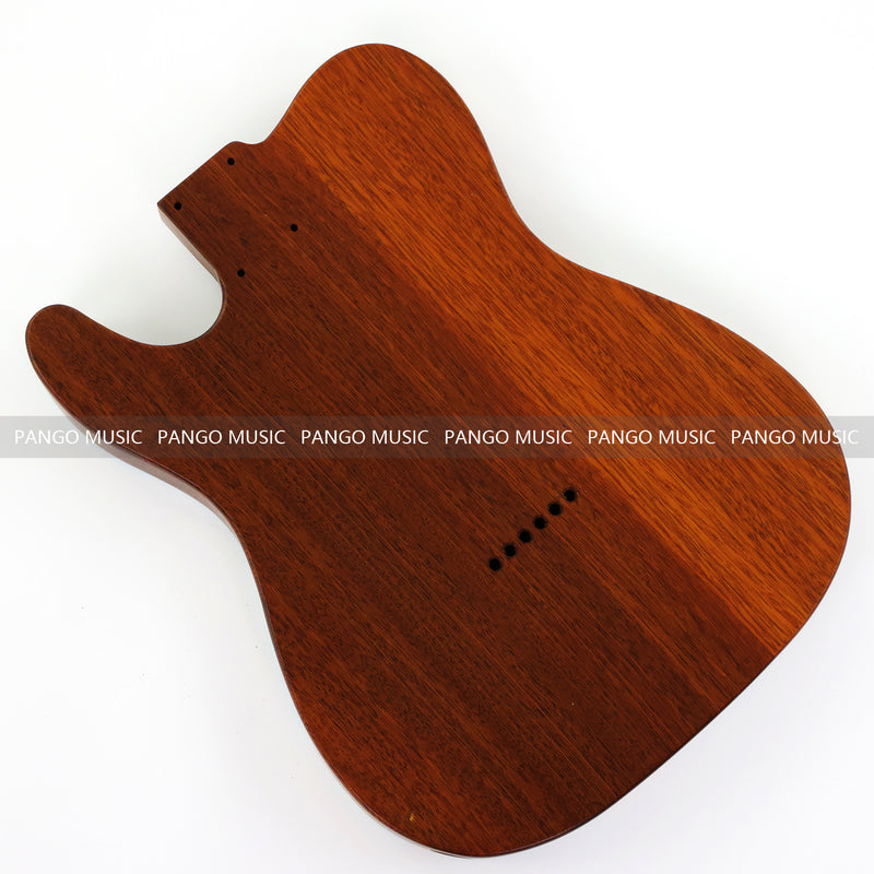 One-of-a-Kind Burl Wood Veneer Epoxy Resin Tele Thinline Style Electric Guitar Body with F-Hole (TRB-014)