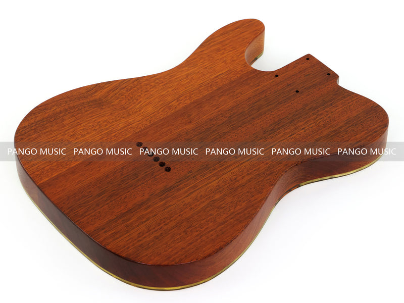 One-of-a-Kind Burl Wood Veneer Epoxy Resin Tele Thinline Style Electric Guitar Body with F-Hole (TRB-015)