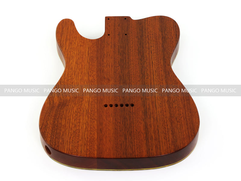 One-of-a-Kind Burl Wood Veneer Epoxy Resin Tele Thinline Style Electric Guitar Body with F-Hole (TRB-015)