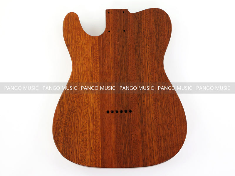 One-of-a-Kind Burl Wood Veneer Epoxy Resin Tele Thinline Style Electric Guitar Body with F-Hole (TRB-015)
