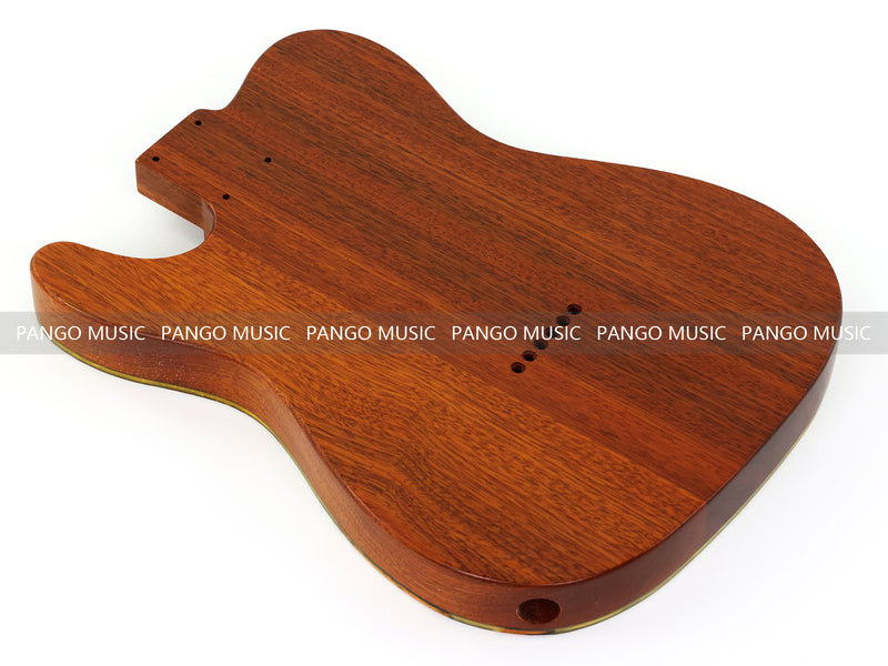 One-of-a-Kind Burl Wood Veneer Epoxy Resin Tele Thinline Style Electric Guitar Body with F-Hole (TRB-015)
