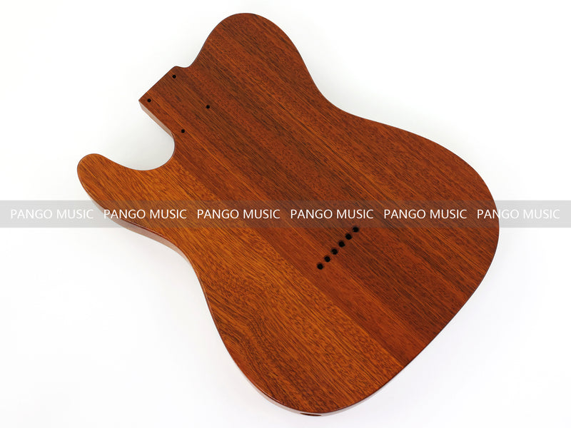 One-of-a-Kind Burl Wood Veneer Epoxy Resin Tele Thinline Style Electric Guitar Body with F-Hole (TRB-015)
