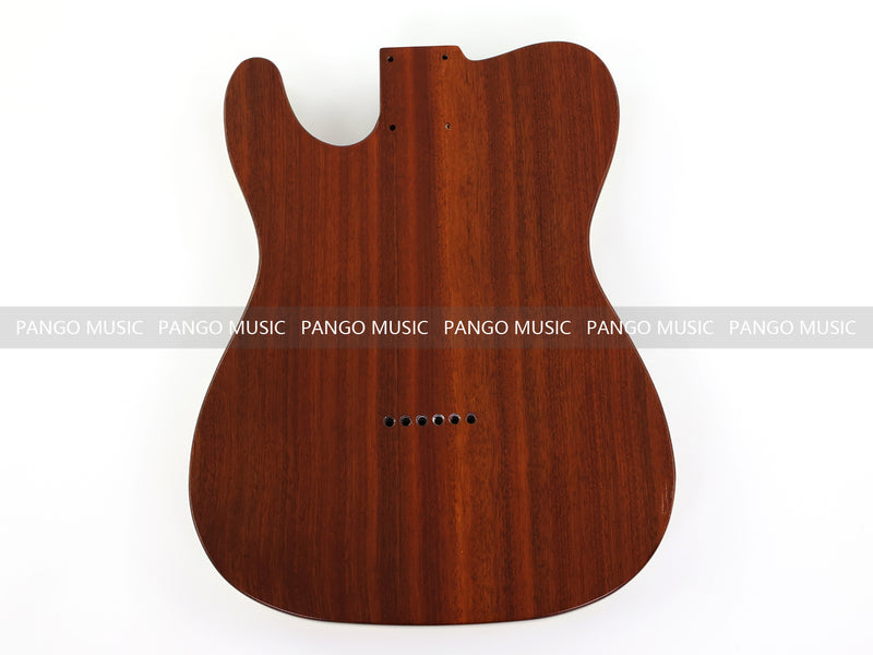 One-of-a-Kind Burl Wood Veneer Epoxy Resin Tele Thinline Style Electric Guitar Body with F-Hole (TRB-016)