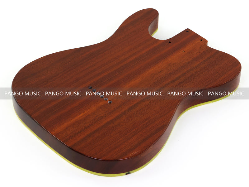 One-of-a-Kind Burl Wood Veneer Epoxy Resin Tele Thinline Style Electric Guitar Body with F-Hole (TRB-016)