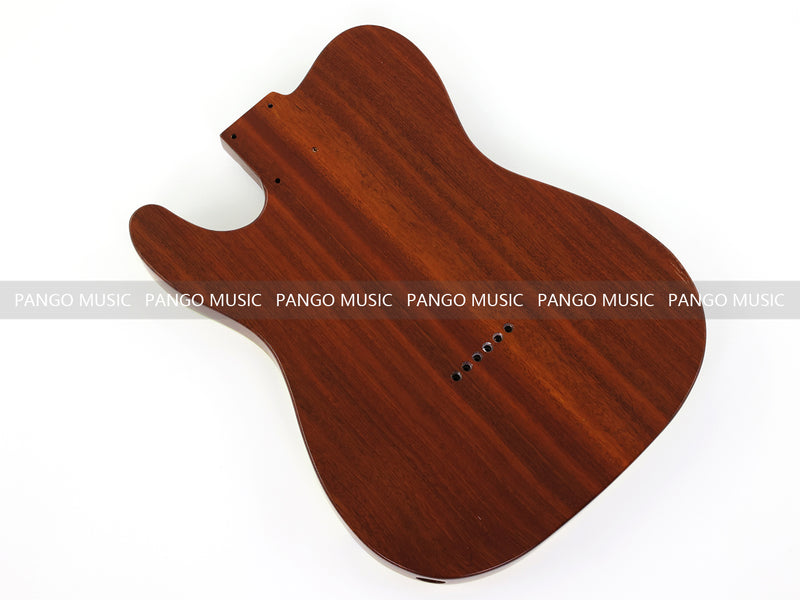 One-of-a-Kind Burl Wood Veneer Epoxy Resin Tele Thinline Style Electric Guitar Body with F-Hole (TRB-016)