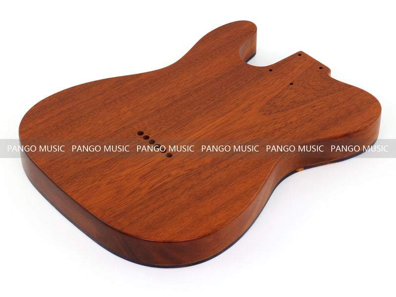 One-of-a-Kind Burl Wood Veneer Epoxy Resin Tele Thinline Style Electric Guitar Body with F-Hole (TRB-017)