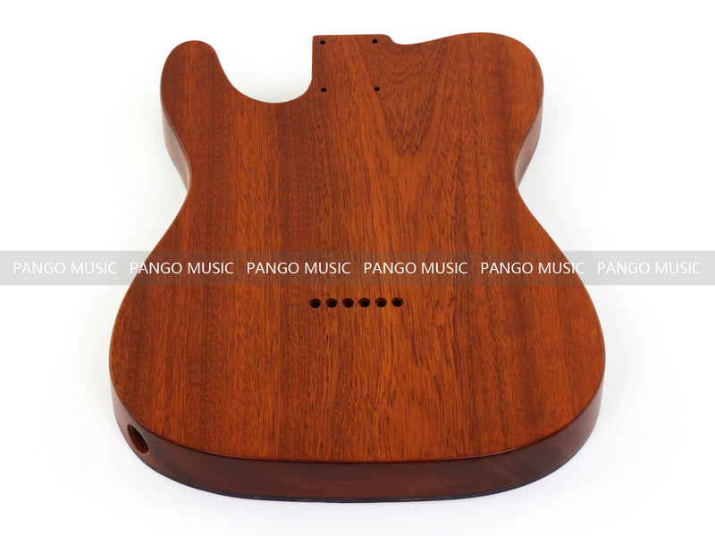 One-of-a-Kind Burl Wood Veneer Epoxy Resin Tele Thinline Style Electric Guitar Body with F-Hole (TRB-017)