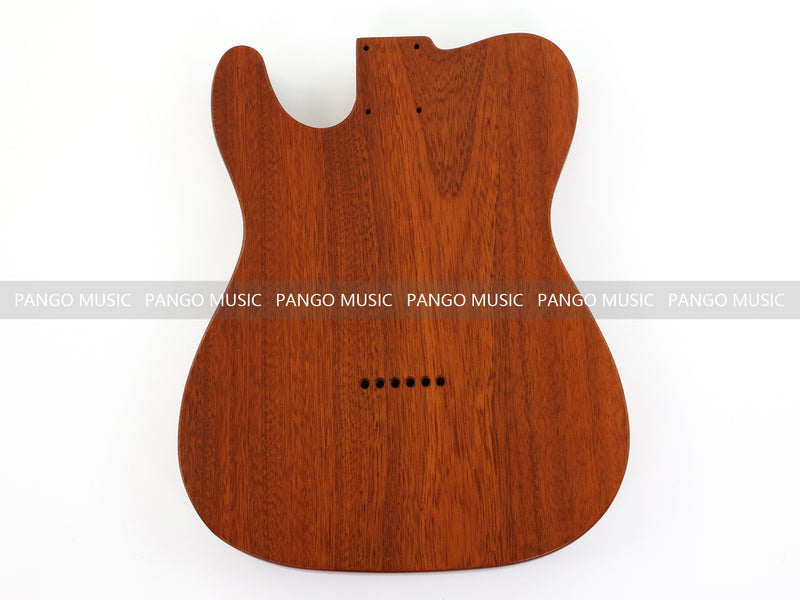 One-of-a-Kind Burl Wood Veneer Epoxy Resin Tele Thinline Style Electric Guitar Body with F-Hole (TRB-017)