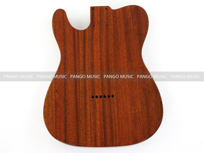 One-of-a-Kind Burl Wood Veneer Epoxy Resin Tele Thinline Style Electric Guitar Body with F-Hole (TRB-018)